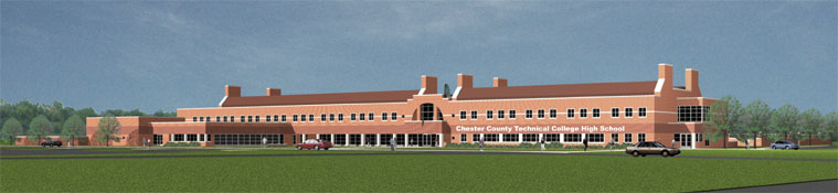 Sketch of TCHS in West Grove, PA